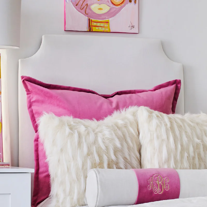 Headboard (Q)- Bella White (Queen)