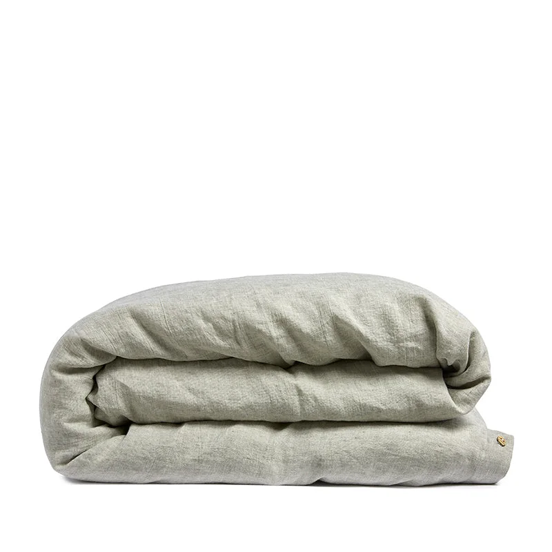 Linen duvet cover sage