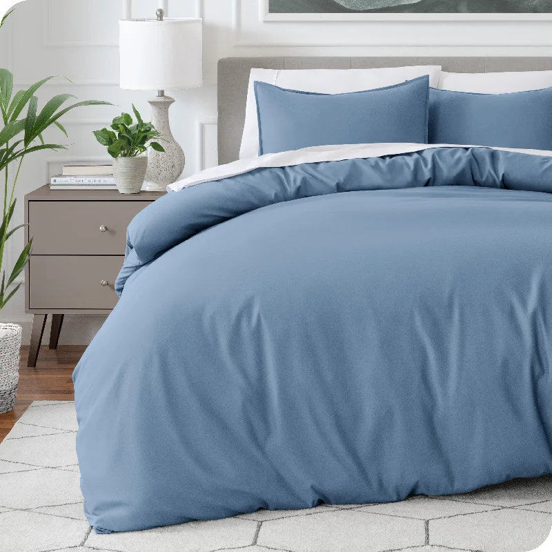 Microfiber Duvet Cover Set - Queen