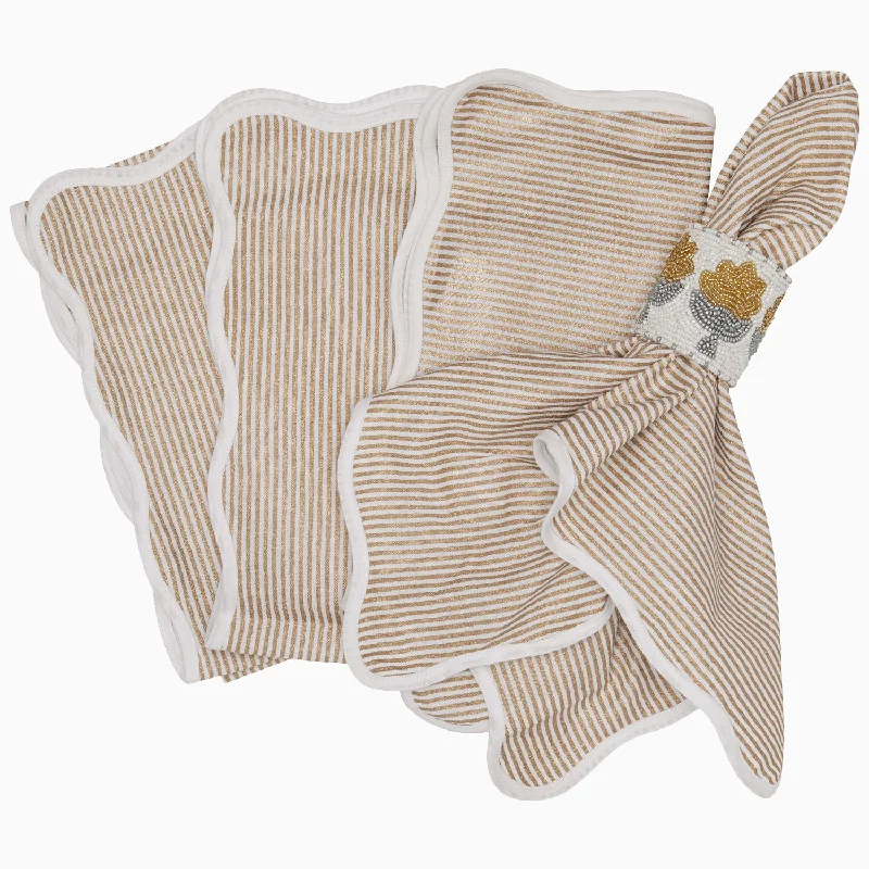 Nandi Gold Napkins (Set of 4)