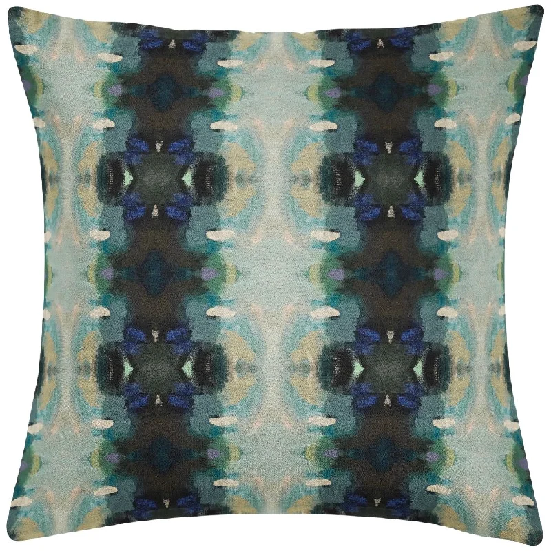 Orchid Blossom Navy 26x26 Pillow