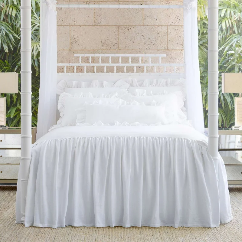 Pine Cone Hill Wilton White Bedspread