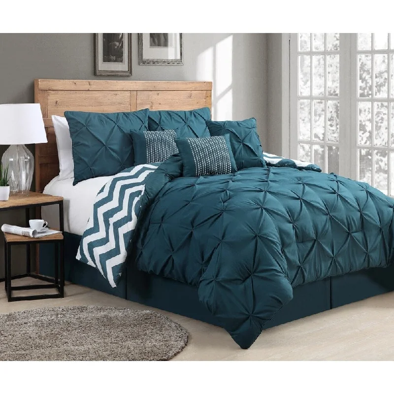 Porch & Den Red Cliff 7-piece Reversible Comforter Set