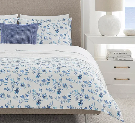 Sferra Procida Cobalt Duvet Cover