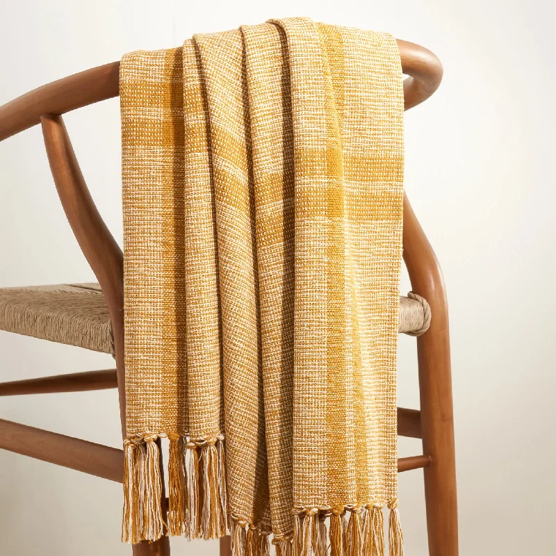 Cashmere blankets for ultimate softness and luxuryStevie Ochre Throw