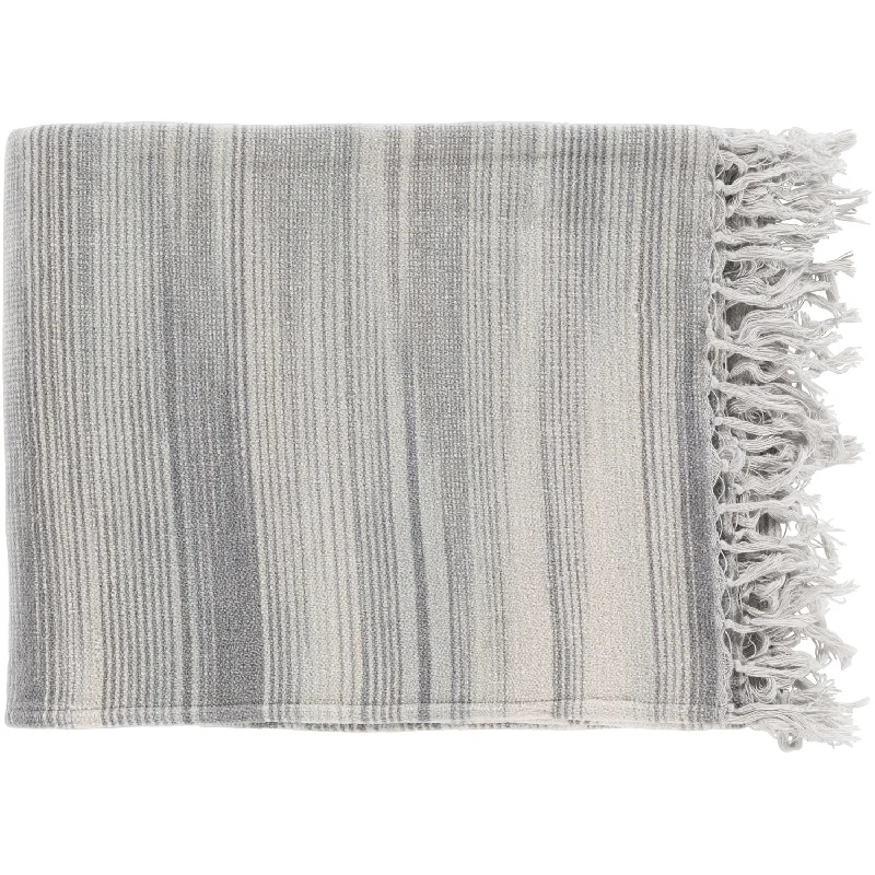 Chenille blankets with a thick and fuzzy textureTanga Throw Blankets in Medium Gray Color