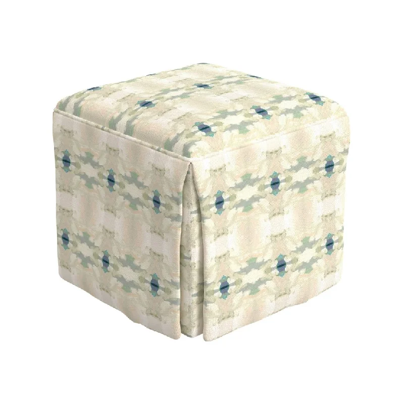 The Cameron Custom Skirted Ottoman