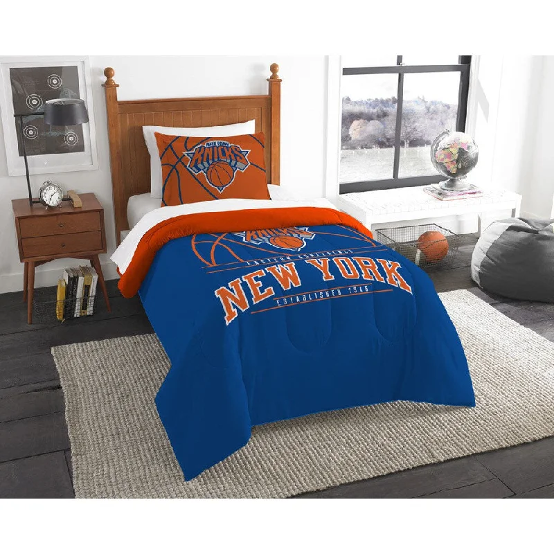 The Northwest Co NBA New York Knicks Reverse Slam Twin 2-piece Comforter Set