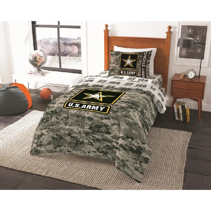 The Northwest Company ENT 876 Army Camo Twin Comforter