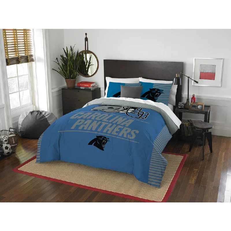 The Northwest Company NFL 849 Panthers Draft Full/Queen 3- piece Comforter Set