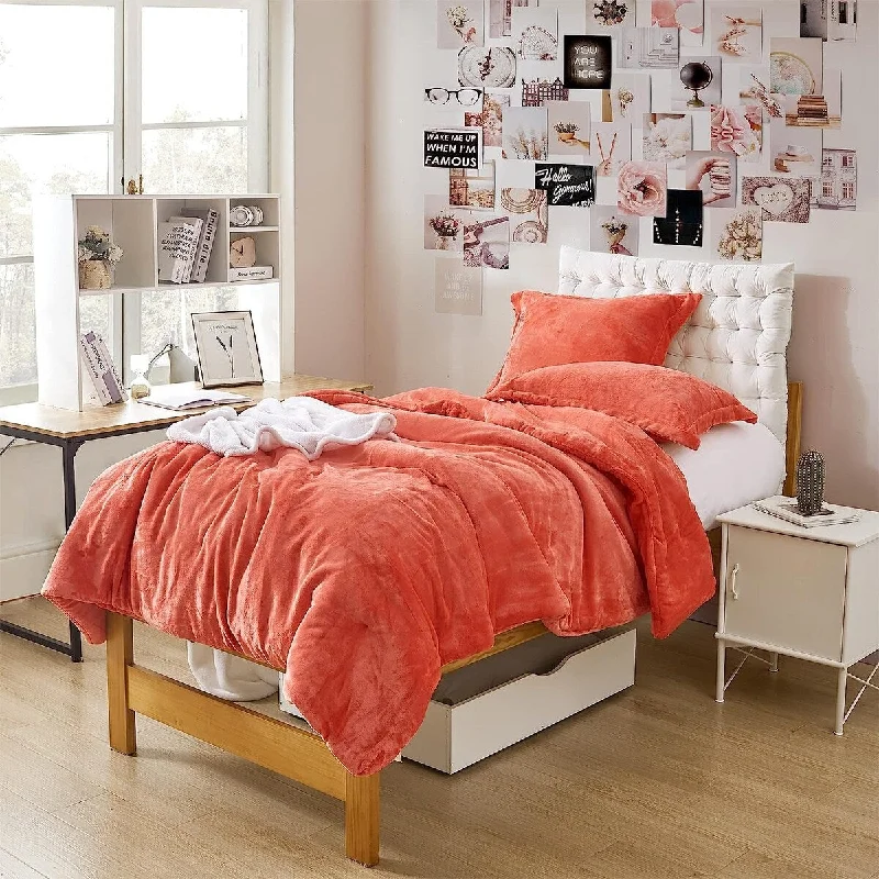 The Original Plush - Coma Inducer® Oversized Comforter Set - Living Coral