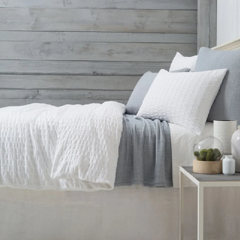 Tidal White Duvet Cover