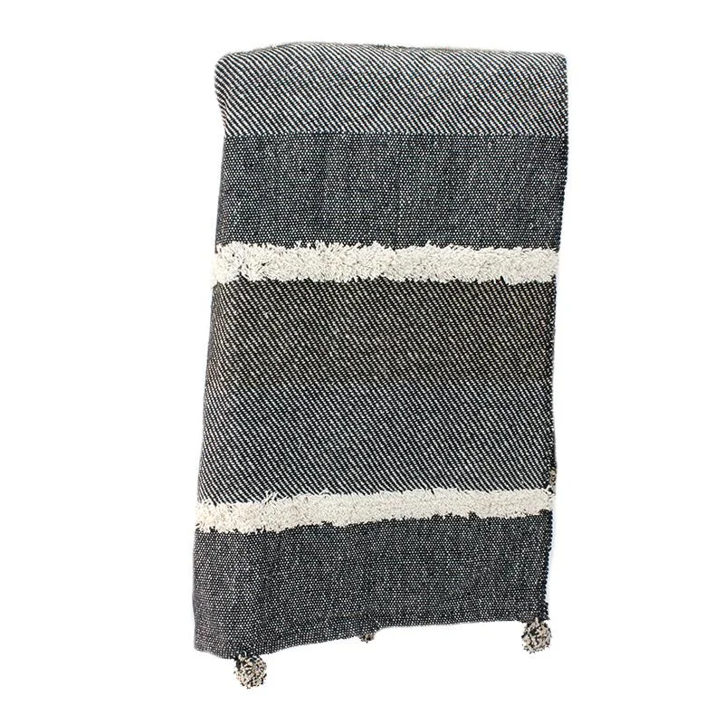 Recycled polyester blankets for an eco - conscious optionTufted Throw