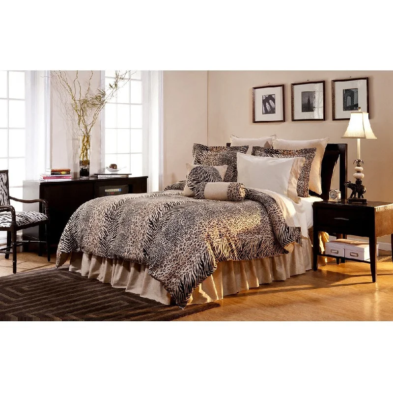 Urban Safari Twin-size 6-piece Comforter Set