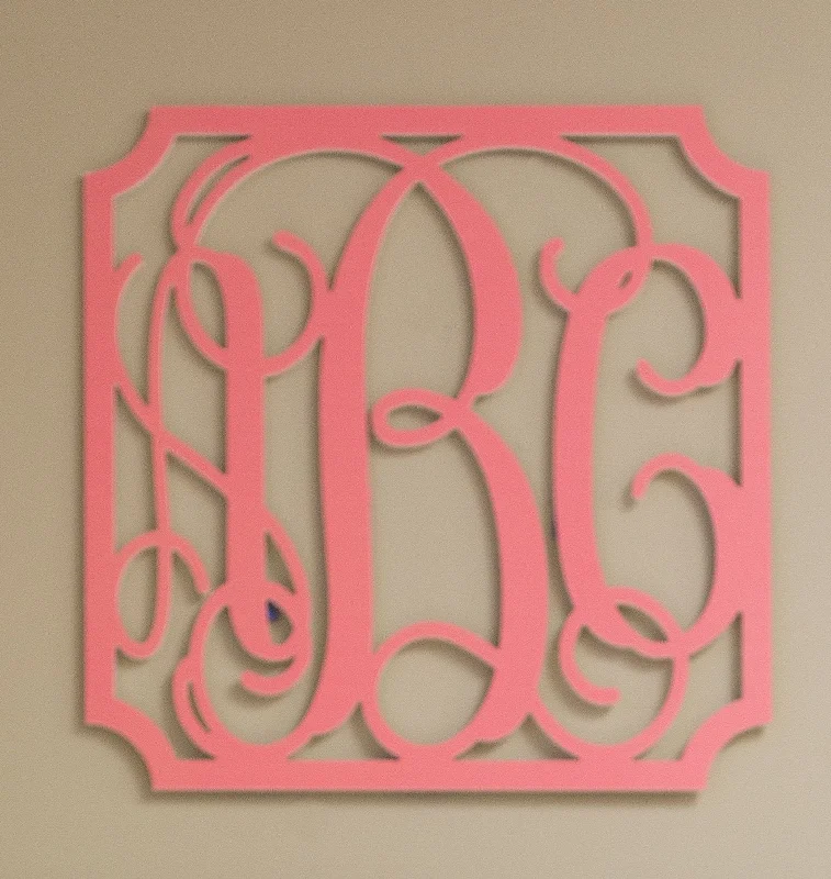 Wall Monogram - Square Script