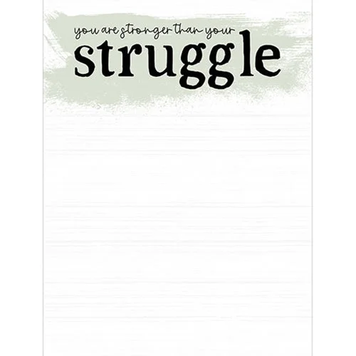 You Are Stronger Than Your Struggle Notepad