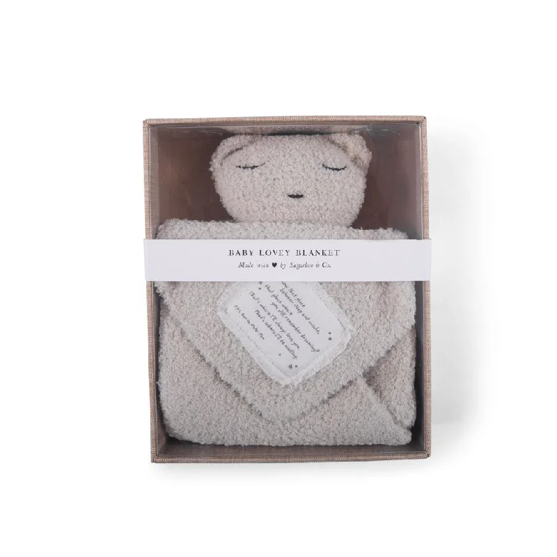 Acrylic blankets for a soft and affordable alternative"You know that place between sleep and awake" (Peter Pan) Bear Baby Lovey Blanket